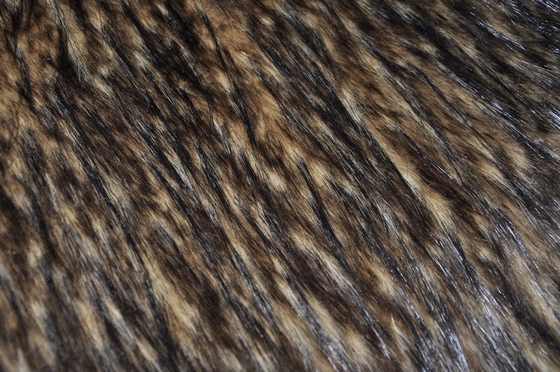 단단한 인조 긴 머리카락은  구성 150 센티미터 폭스 Fur,100%AC을 모피로 덮거나, mAC과 섞였습니다